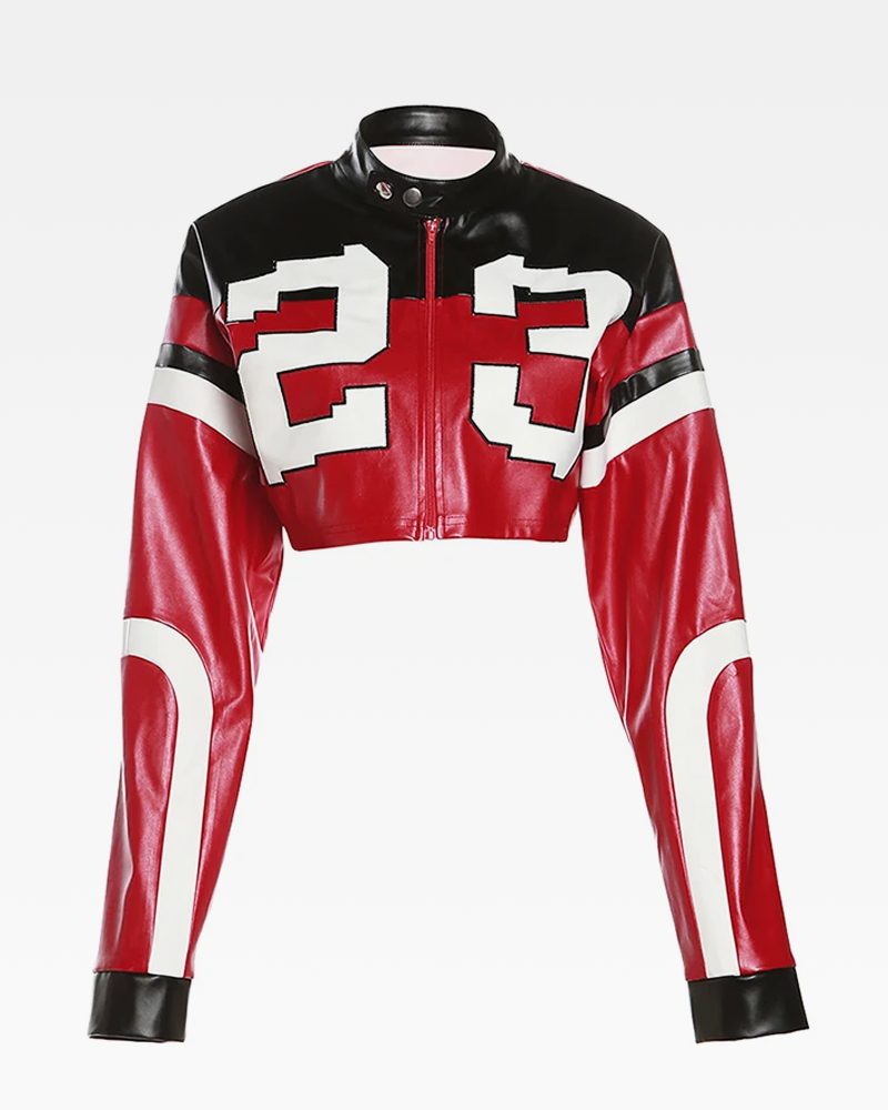 Cropped Racing Jacket