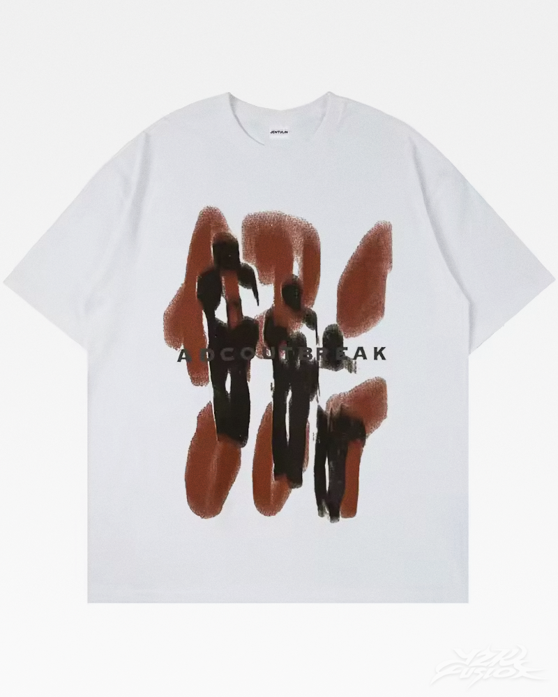 Y2K Blurry Silhouettes Shirt