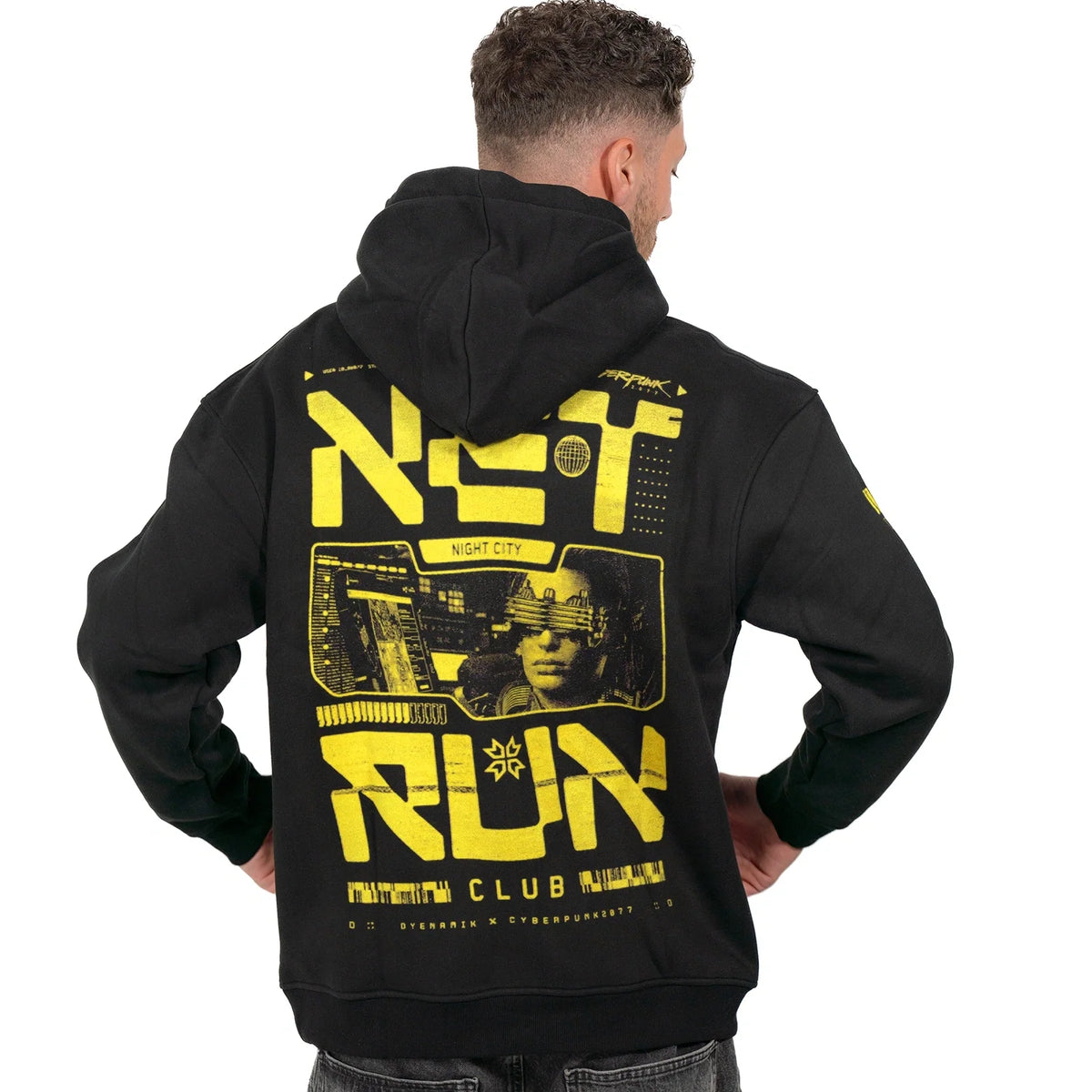 Cyberpunk 2077 - Net Run Club Hoodie Yellow