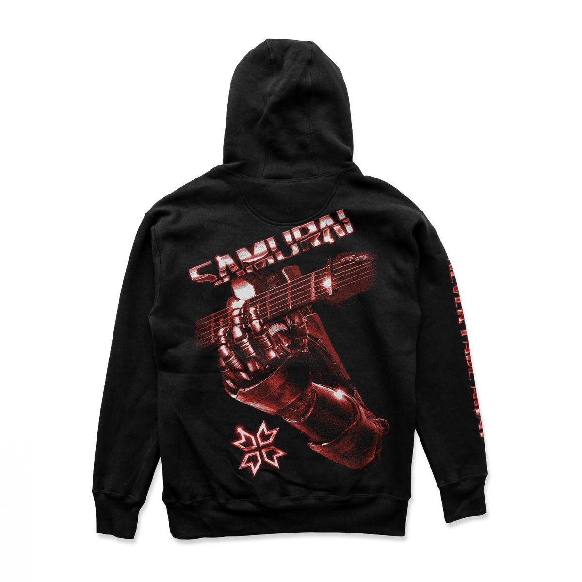 Cyberpunk 2077 - Samurai Retro Band Hoodie Red