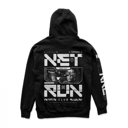 Cyberpunk 2077 - Net Run Club Hoodie White