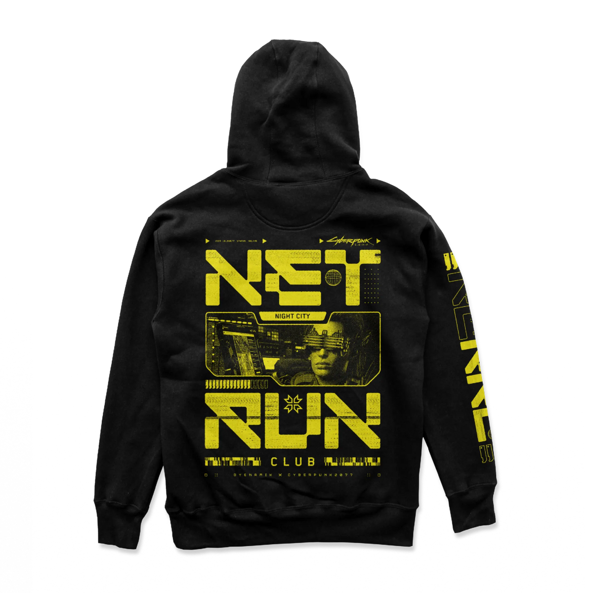 Cyberpunk 2077 - Net Run Club Hoodie Yellow