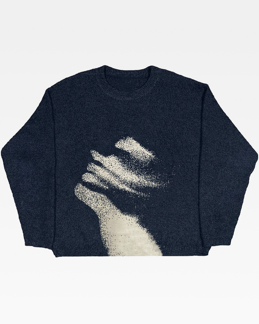 Abstract Knit Sweater