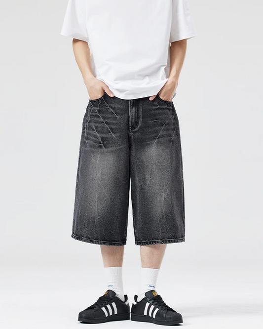 Baggy Jean Shorts Mens