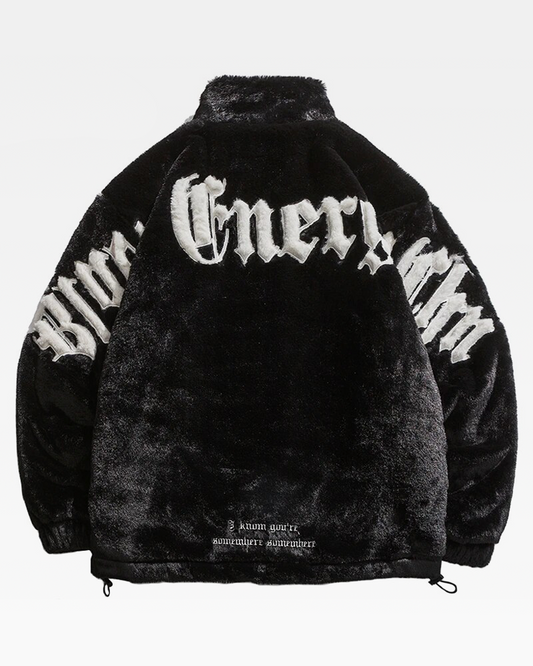 Black Faux Fur Jacket