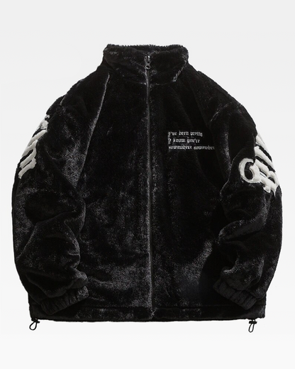 Black Faux Fur Jacket