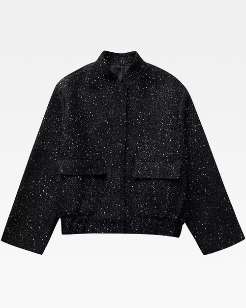 Black Glitter Jacket