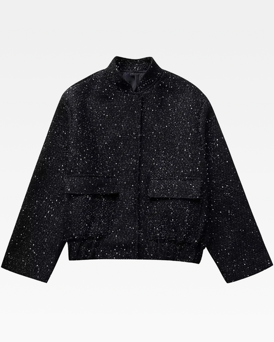 Black Glitter Jacket