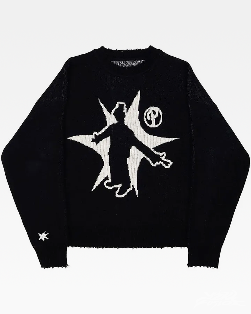Black Y2K Sweater