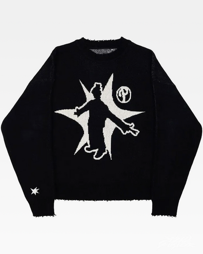 Black Y2K Sweater