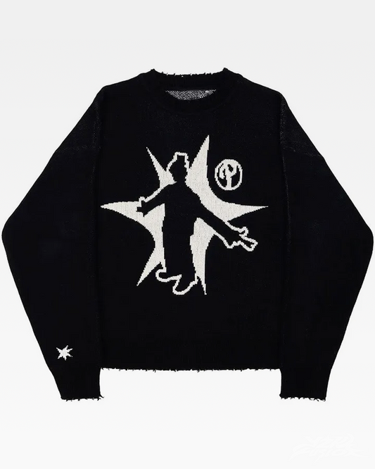 Black Y2K Sweater