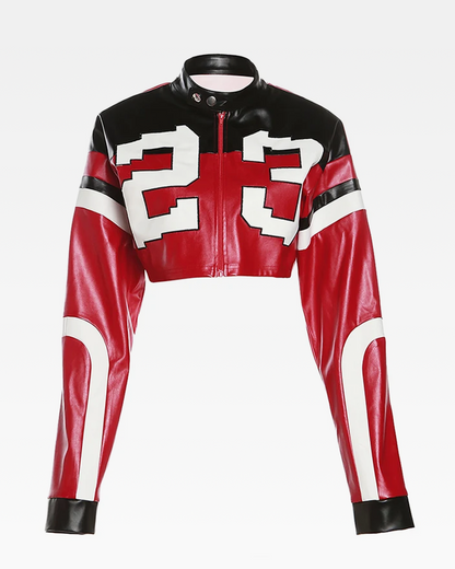 Cropped Racing Jacket