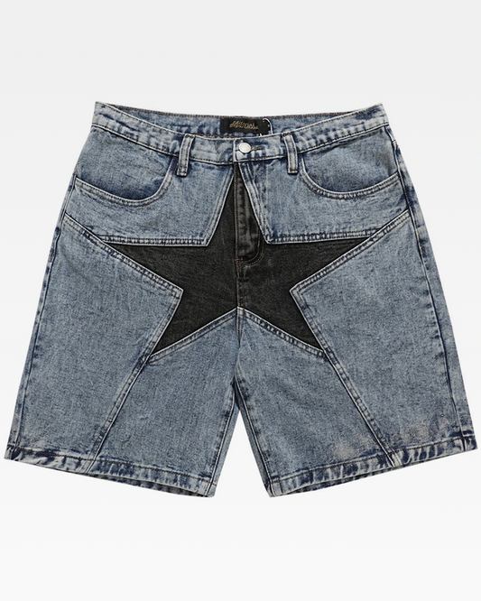 Denim Star Shorts