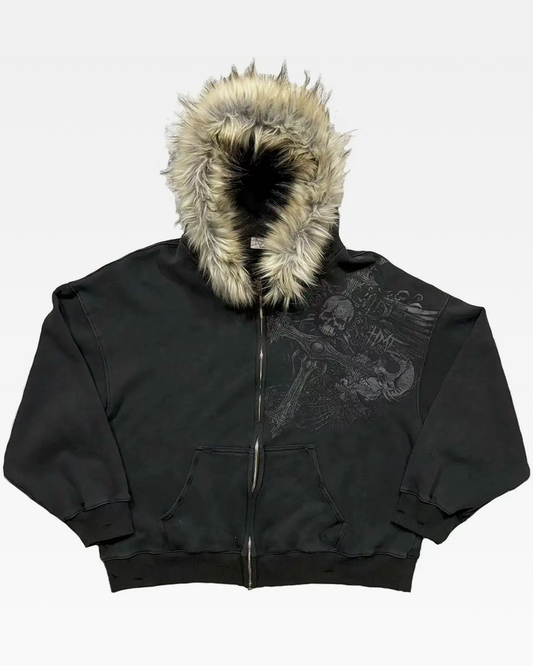 Fur Hood Hoodie