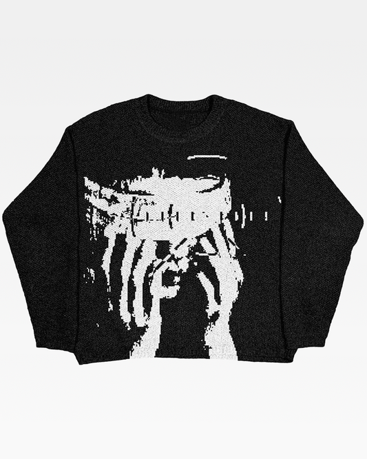Graphic Knit Sweater