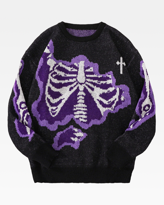 Knitted Skeleton Sweater