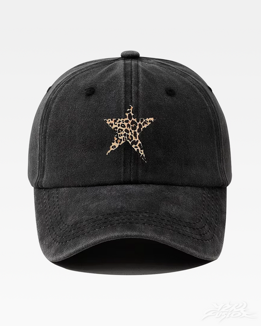 Leopard Star Baseball Cap