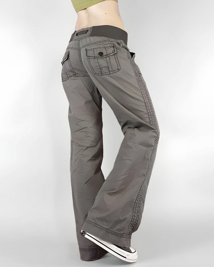 Low Rise Flare Pants