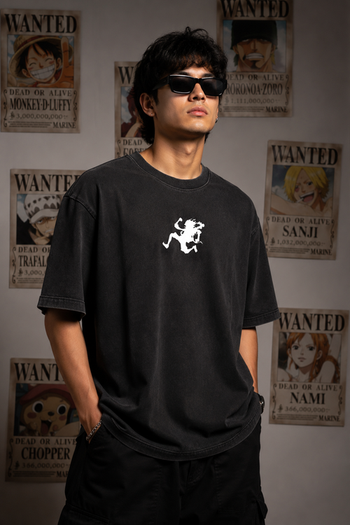 Joy Boy Oversized Acid Wash Tee