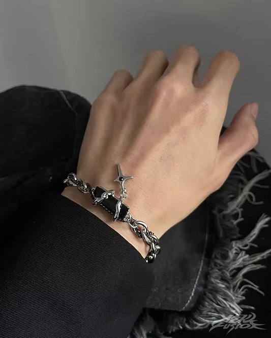 Mens Y2K Gothic Bracelet