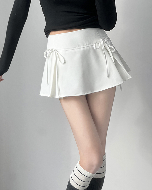 Mini Skirt With Bow