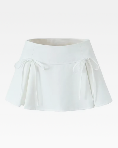 Mini Skirt With Bow