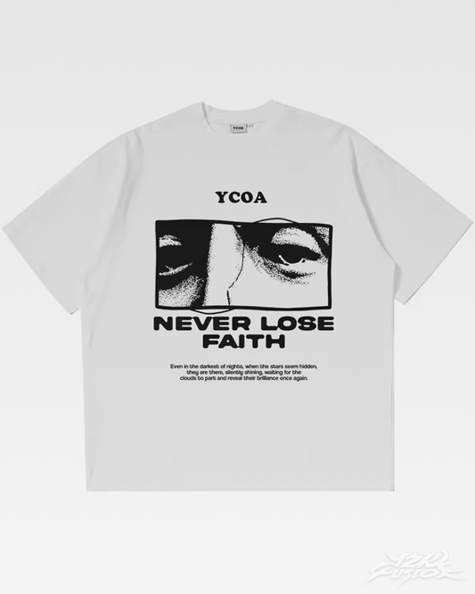 "Never Lose Faith" Y2K Shirt