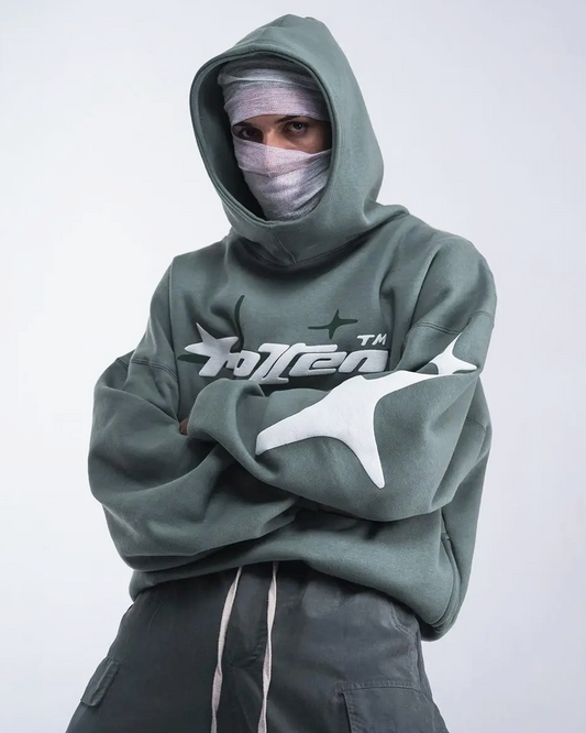 Puff Print Hoodie Y2K