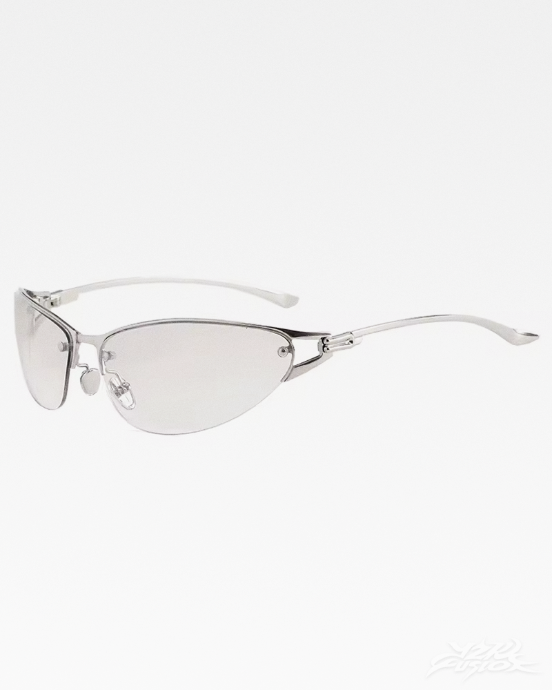 Rimless Oval Sunglasses