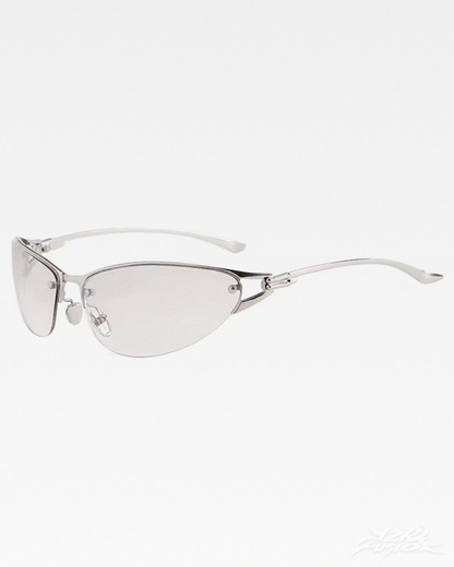 Rimless Oval Sunglasses