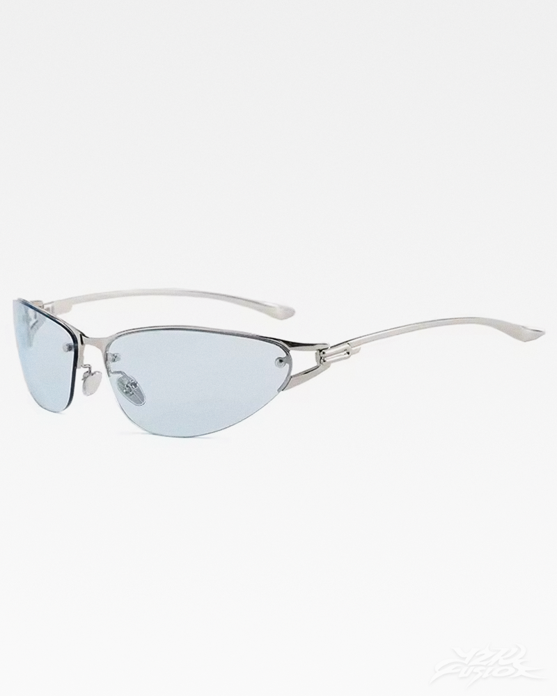 Rimless Oval Sunglasses