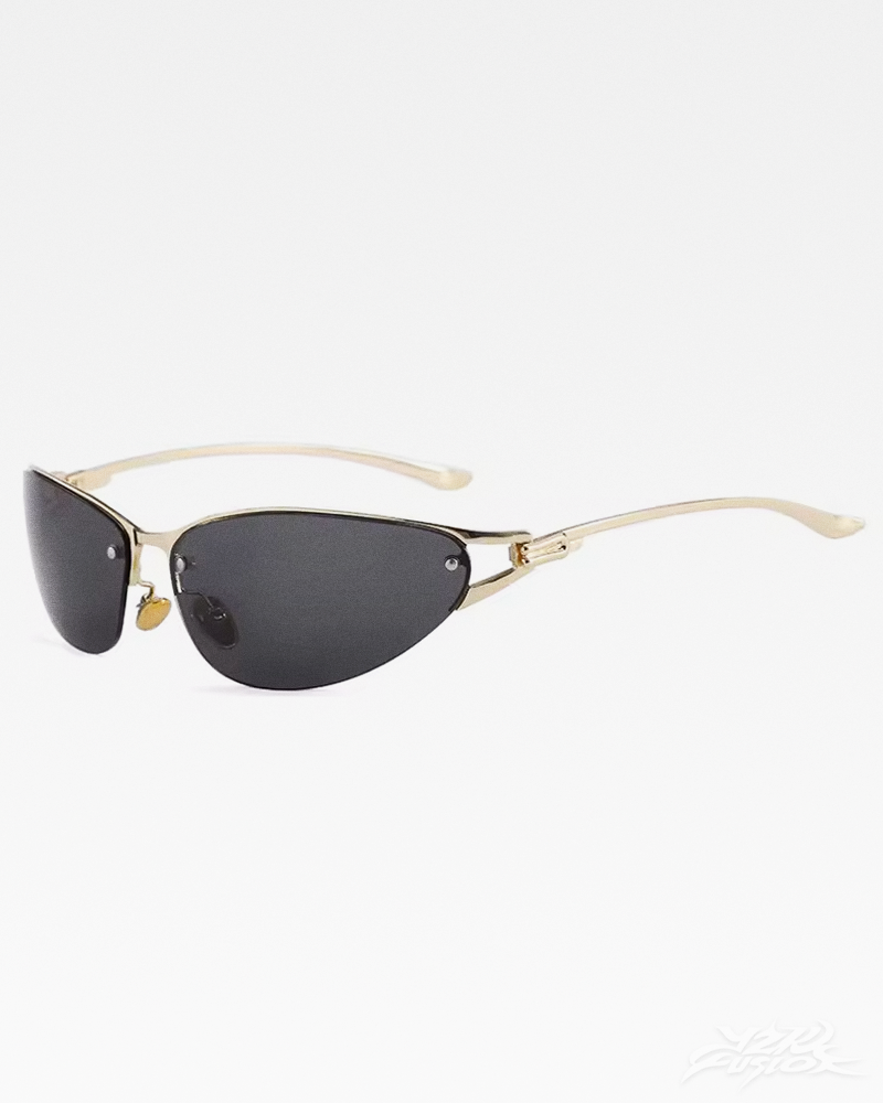 Rimless Oval Sunglasses