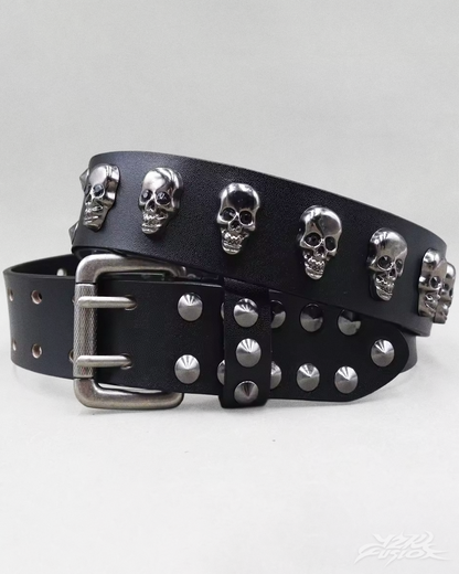 Skull Studded Belt