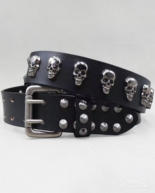 Skull Studded Belt