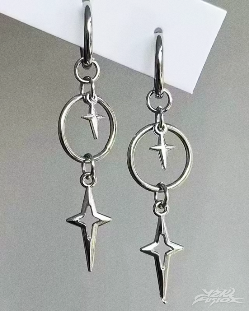Star Earrings Y2K