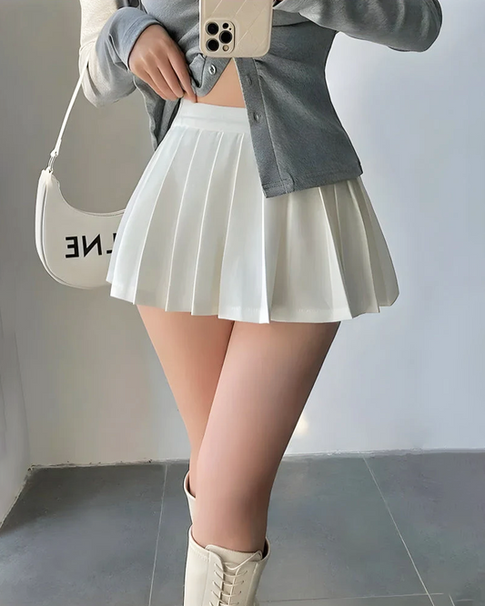 Tennis Pleated Mini Skirt