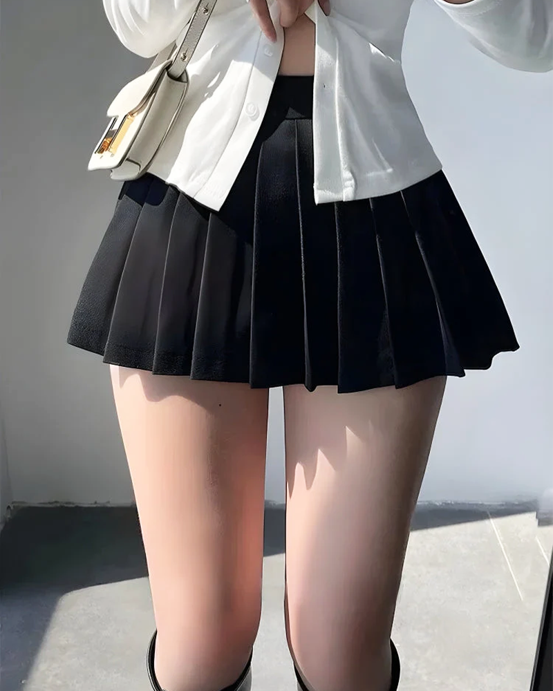 Tennis Pleated Mini Skirt
