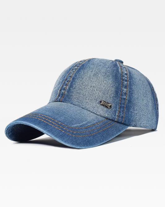 Washed Denim Cap