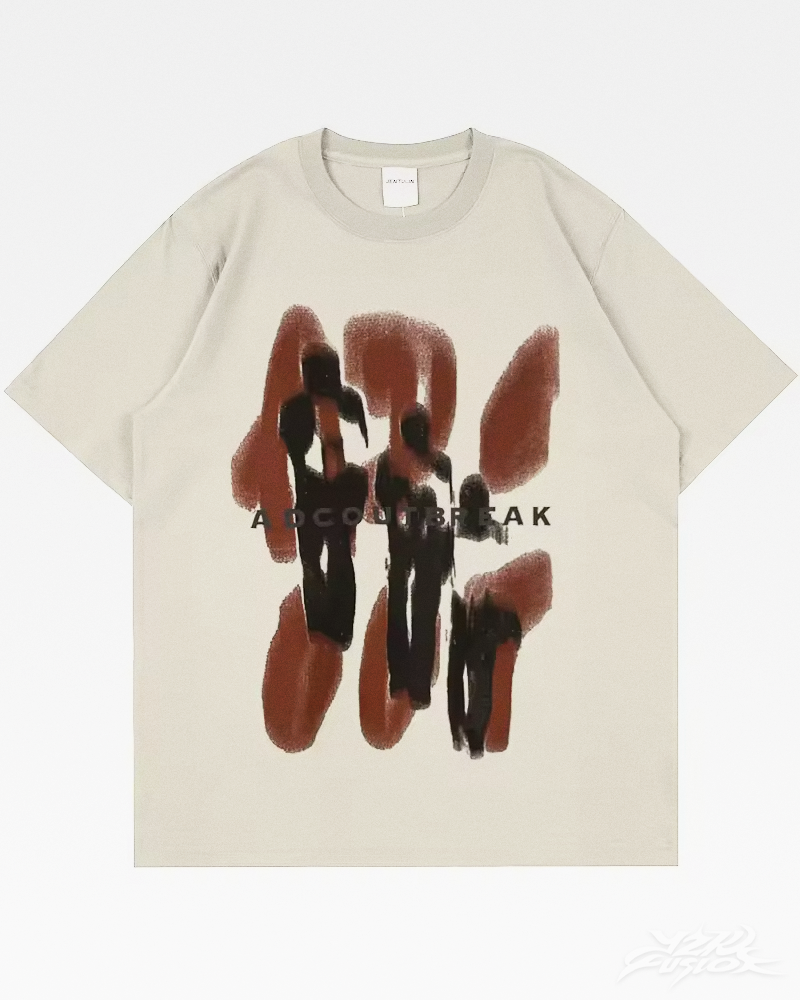 Y2K Blurry Silhouettes Shirt