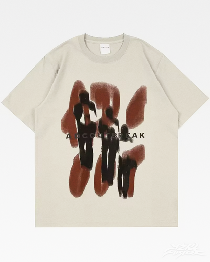 Y2K Blurry Silhouettes Shirt