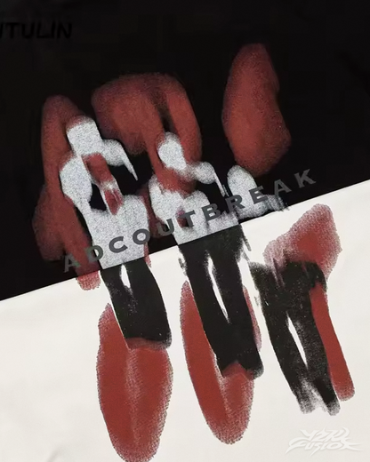 Y2K Blurry Silhouettes Shirt