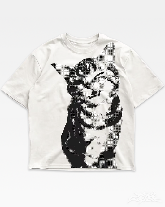 Y2K Cat Graphic Tee