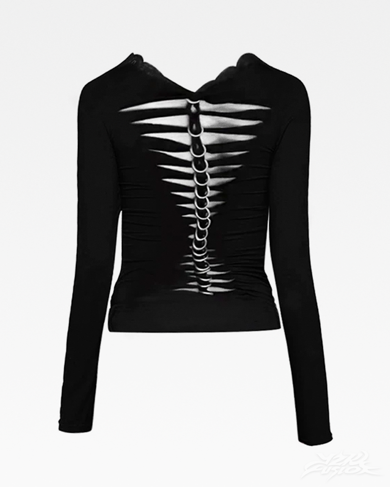 Y2K Cut Out Back Top