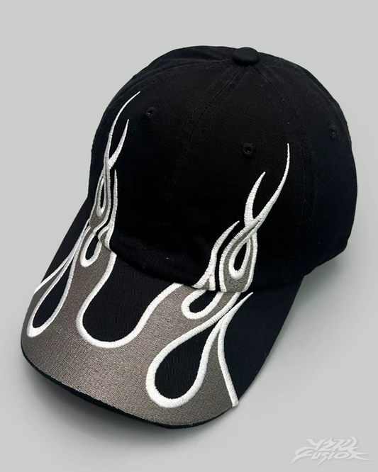 Y2K Flame Baseball Cap