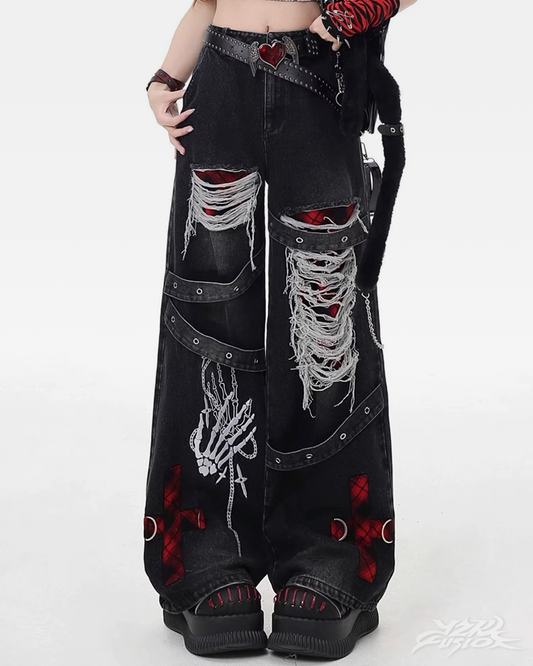 Y2K Grunge Baggy Jeans