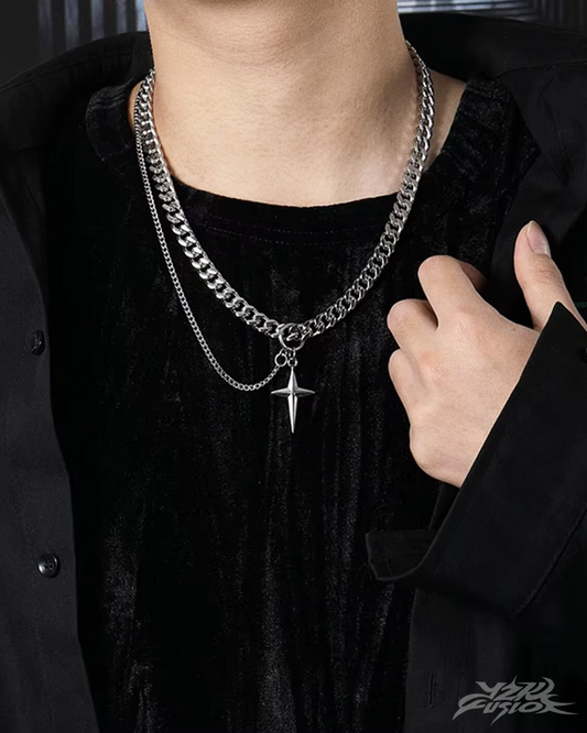 Y2K Men's Star Necklace