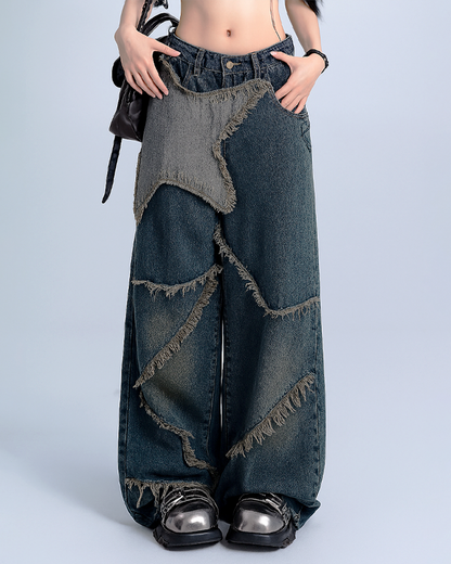 Y2K Star Jeans