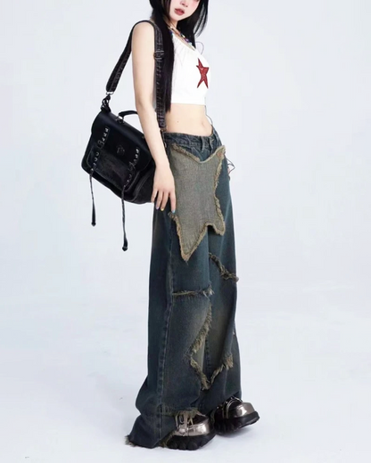 Y2K Star Jeans