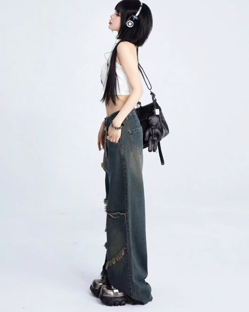 Y2K Star Jeans