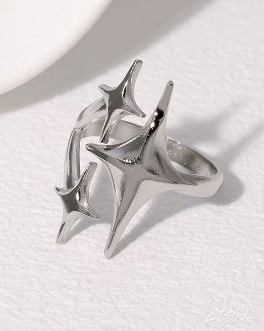 Y2K Star Ring